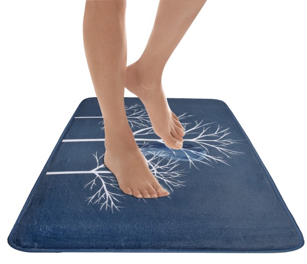 Tapis de bain en mousse à mémoire de forme Trees