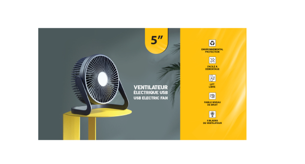 Desktop Minifan Silent Blck 5