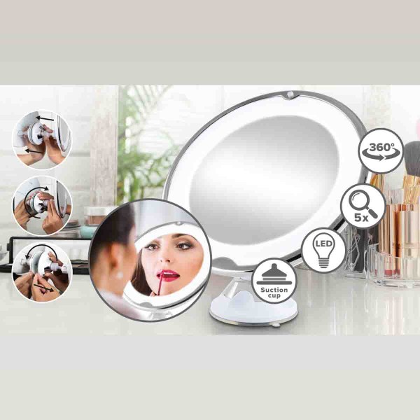 LE SPA - Miroir zoom avec lumière LED