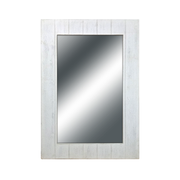 Mirror White Wood Look Line 61x91