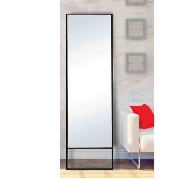 Miroir noir mat 19.36x63.93in Samson Leaner