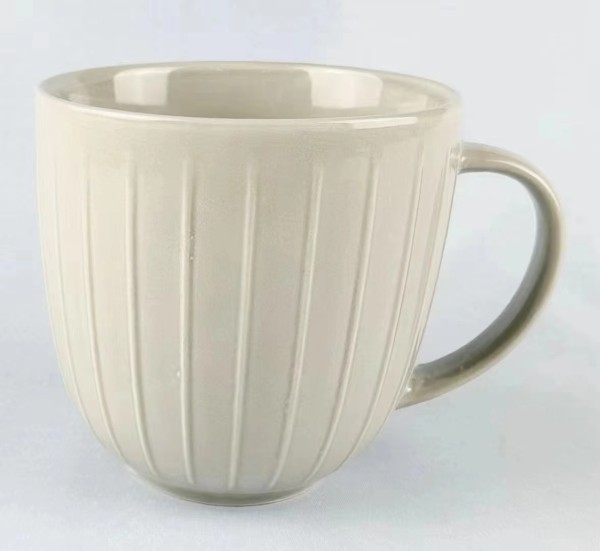 Set de 4 mugs en grès émaillé