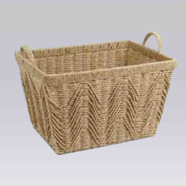 Paper Rope Basket Natural 49x35x30
