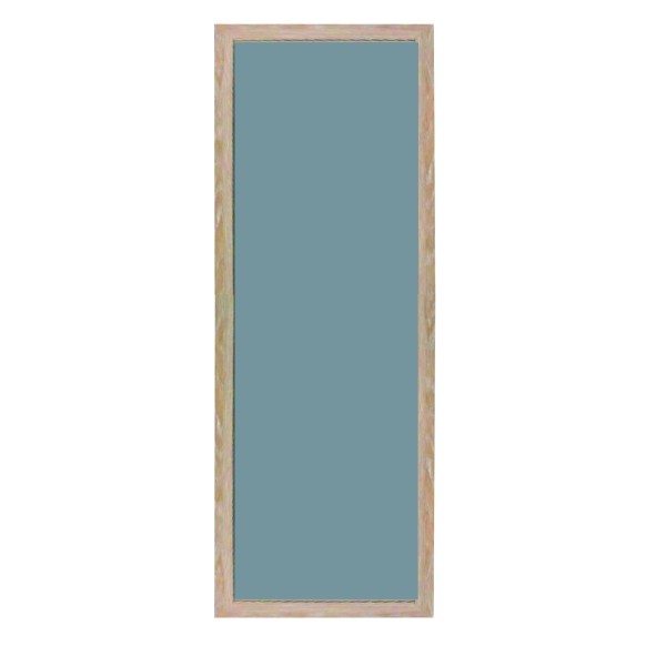 Over-the-Door Hanging Mirror Wood Look