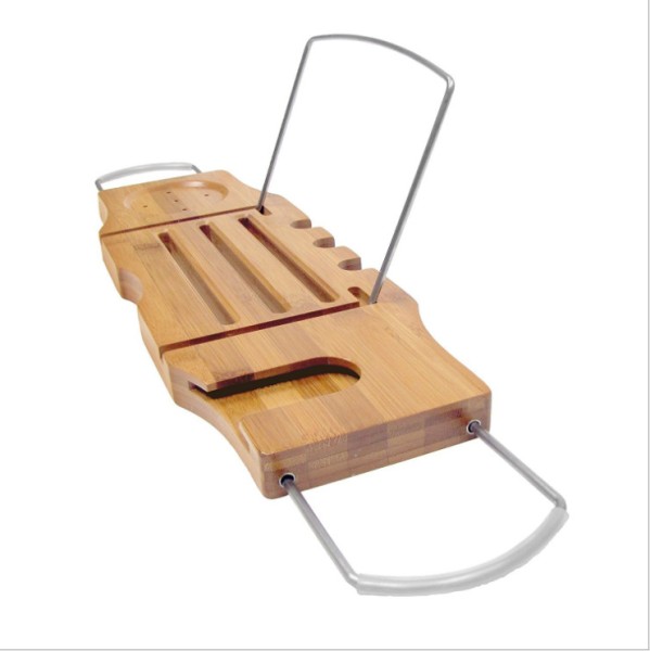 Caddy de baignoire en bambou
