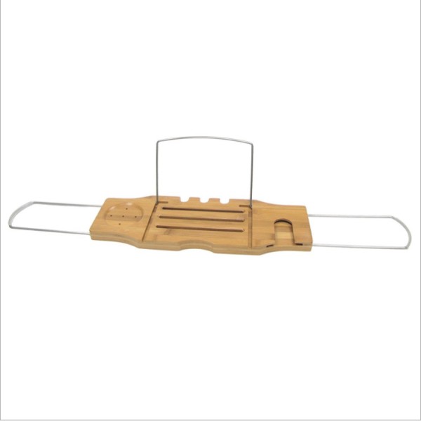 Caddy de baignoire en bambou