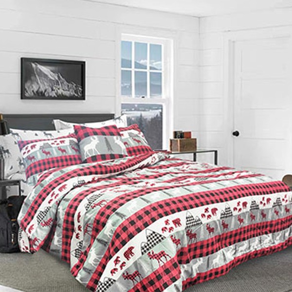 Rustic Cabin - Ensemble de douillettes Winter Wonderland