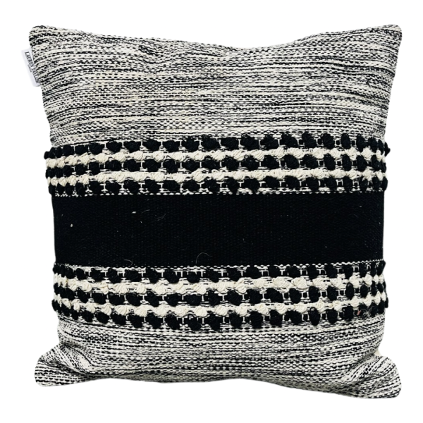 LAUREN TAYLOR - NEXUS Coussin carré en coton