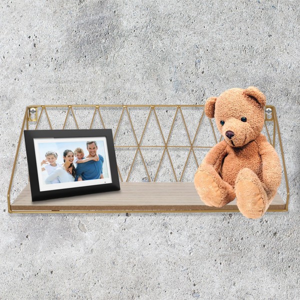 Gold Shelf 45x15x15cm