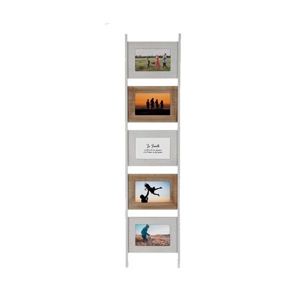 Ladder Pic Frame 4x6 White