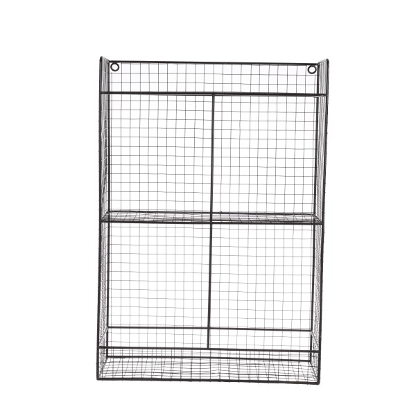 Metal Shelf Basket Gold