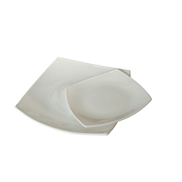 Opaline Diner Soft Square Plate