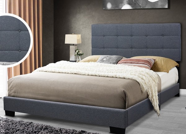 Parker - Lit plateforme en lin