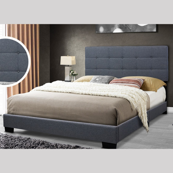 Parker - Lit plateforme en lin