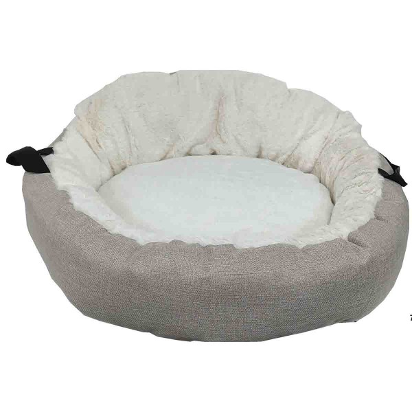 PAWS AND WHISKERS - ROUND PET BED