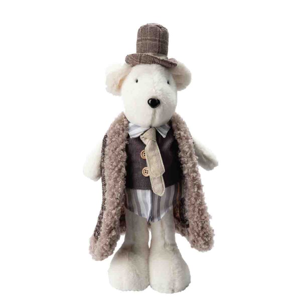 Ours debout en peluche en tissu 40cm