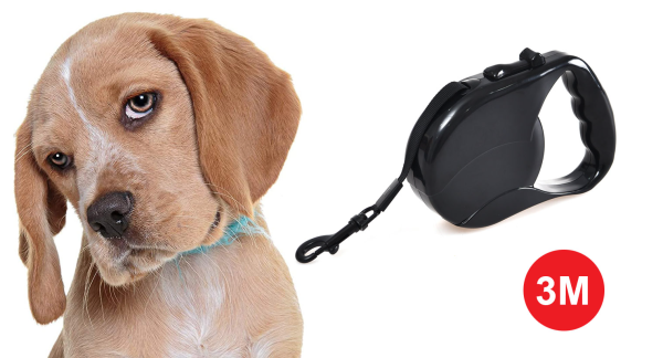 Paws & Whiskers - Retractable 3 Meters Dog Leash