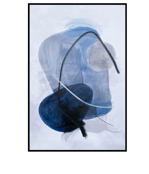 Lauren Taylor - Abstract Canvas in Black Frame