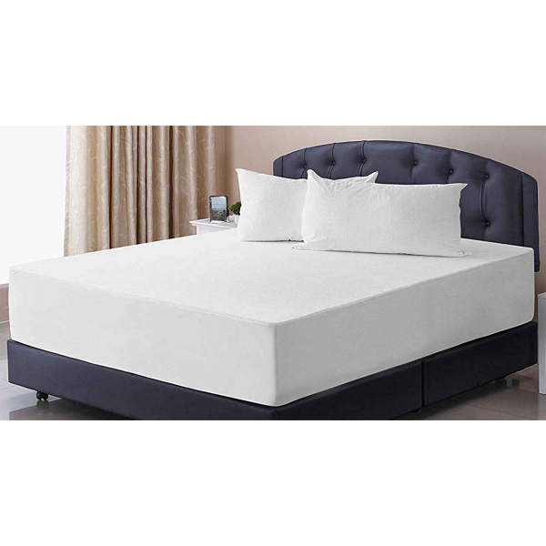 Mattress Protector Waterproof White Knit