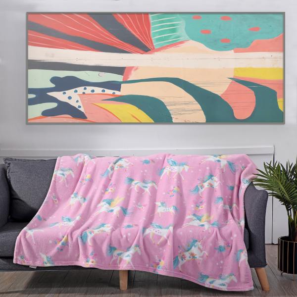 Throw Novelty Plush Blanket Girls