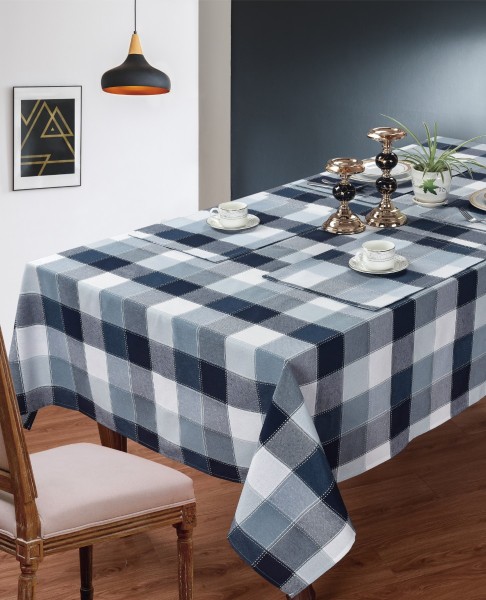 Lodge - Nappe Bleu