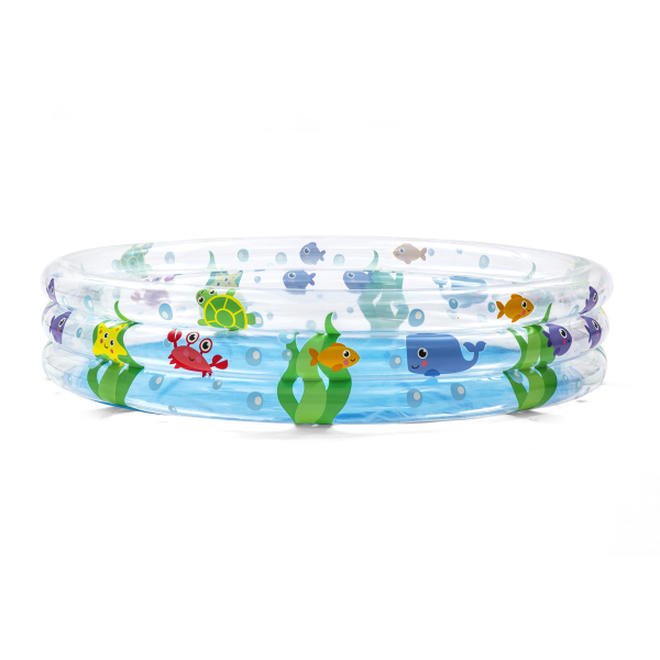Bestway - Piscine transparente gonflables à 3 anneaux