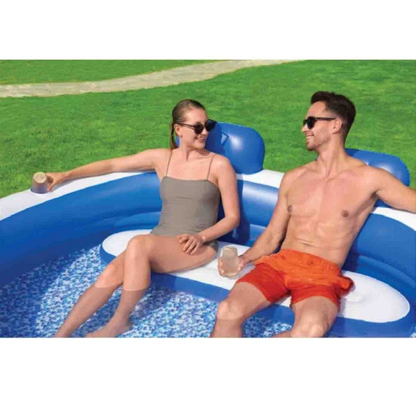 Bestway® Splash Paradise™ Inflatable Family Pool 2.31 m x 2.19 m x 79 cm