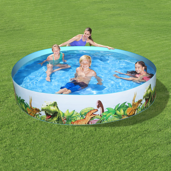 Bestway® Dinosaur Fill 'N Fun™ Kids Play Pool 2.44 m x 46 cm