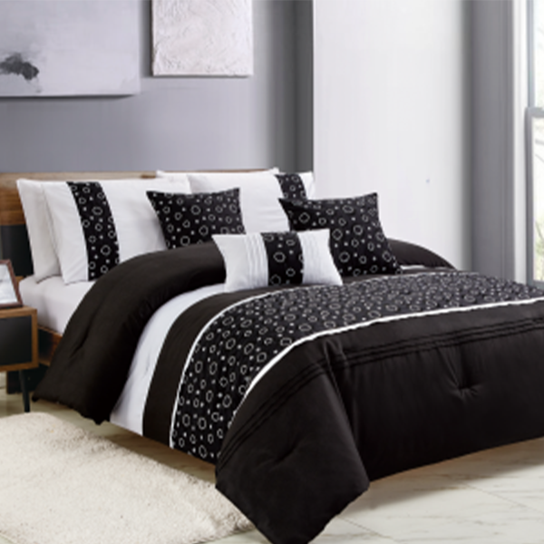 Lauren Taylor - PRESCOTT 6pcs Embroidered Comforter Set