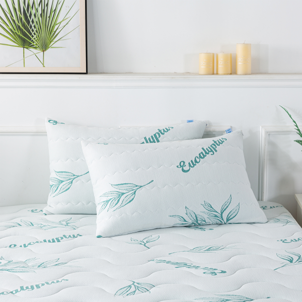 Eucalyptus Quilted Teal Pillow Protector