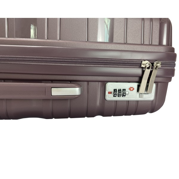 Voyage Quest - Bagage violet avec 4 roues silencieuses