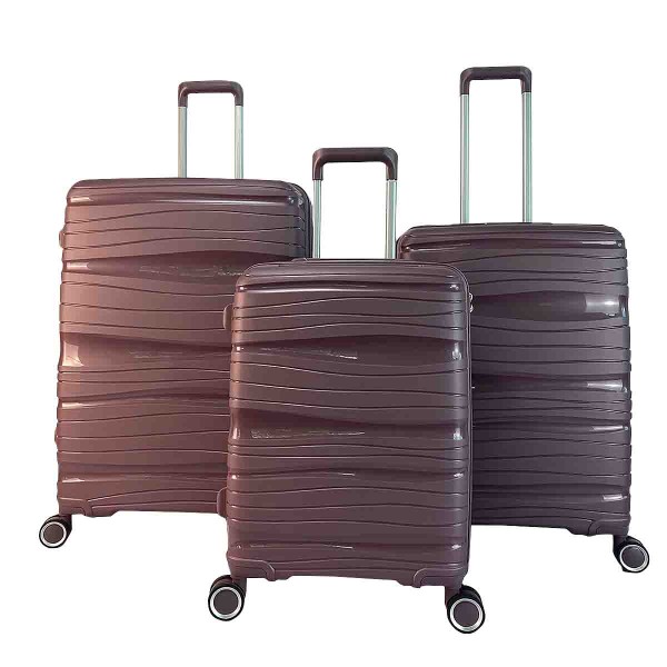Voyage Quest - Bagage violet avec 4 roues silencieuses