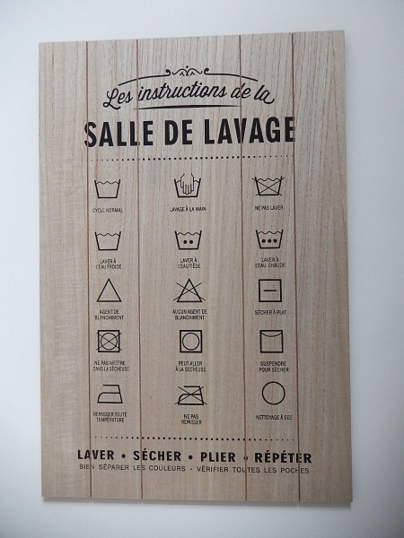 Art mural salle de lavage