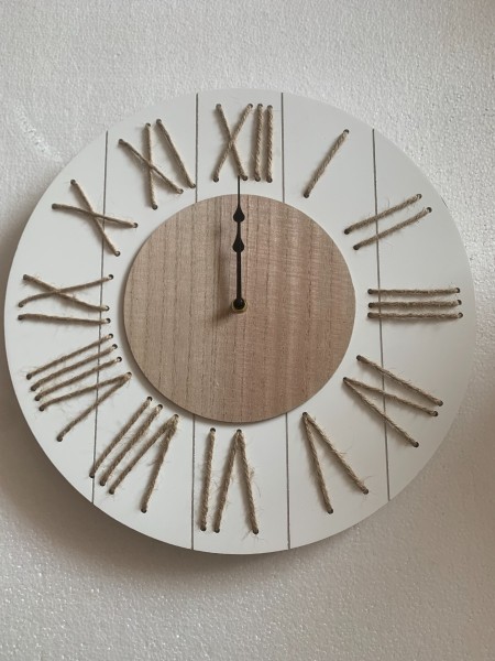 Wall Clock Jute 40x3.5x40