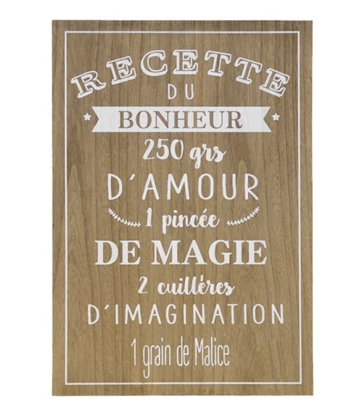 Recette Du Bonheur Wall Art