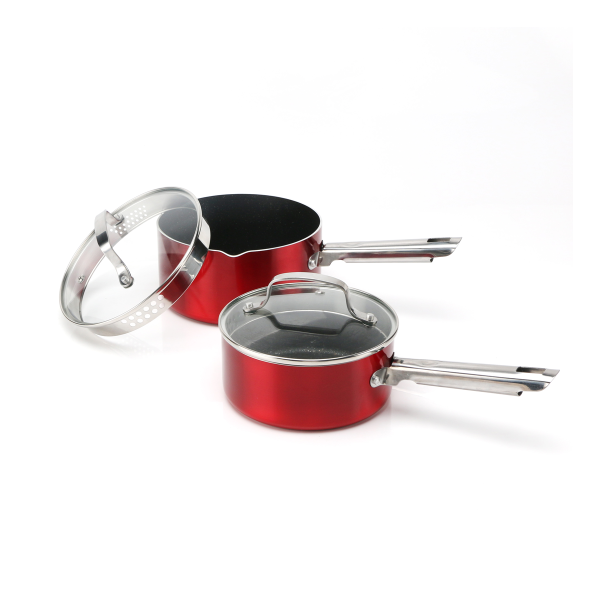 MASSIMO - 9 Pieces Stainless Steel Cookware Set