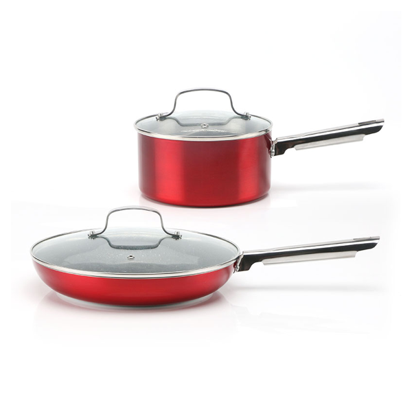 MASSIMO - 9 Pieces Stainless Steel Cookware Set