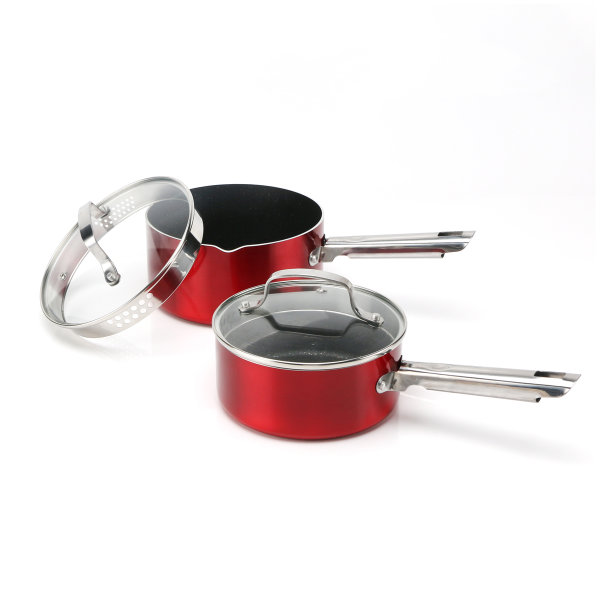 MASSIMO - 9 Pieces Stainless Steel Cookware Set