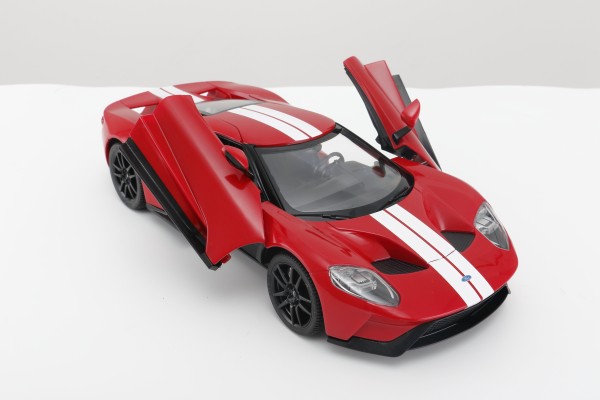 RASTAR RC Car | 1/14 Ford GT Remote Control RC Race Toy Car for Kids, Open Doors by Manual, Blue (27MHz)
