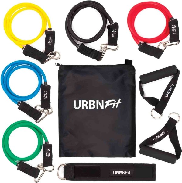 URBNFit Resistance Bands Set 12 Piece