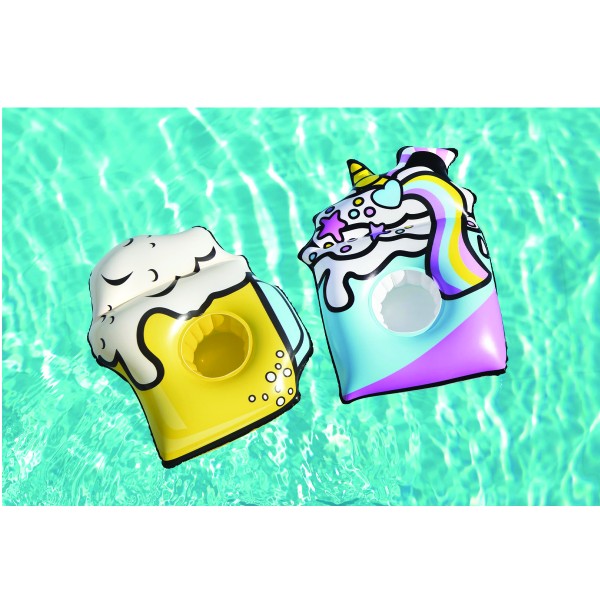 Porte-gobelets de piscine Summer Sips | modèle assorti