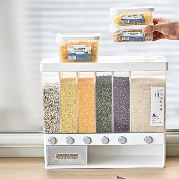 Coarse Grain Rice Barrel Organizer