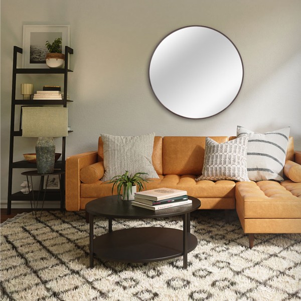 Mirror Round 60cm Aluminum