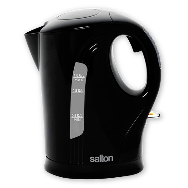 Salton - 1L Black Electric Kettle - Magasins Hart | Hart Stores