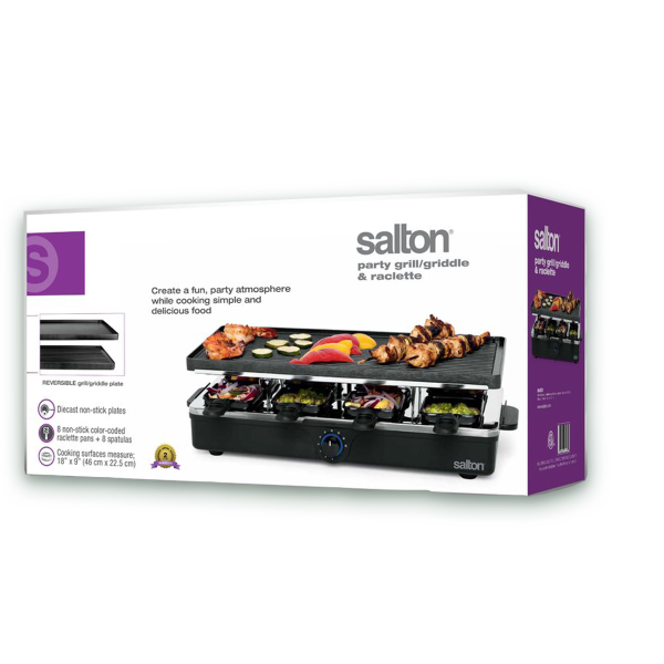 Salton | Gril / plaque et raclette - 8 personnes
