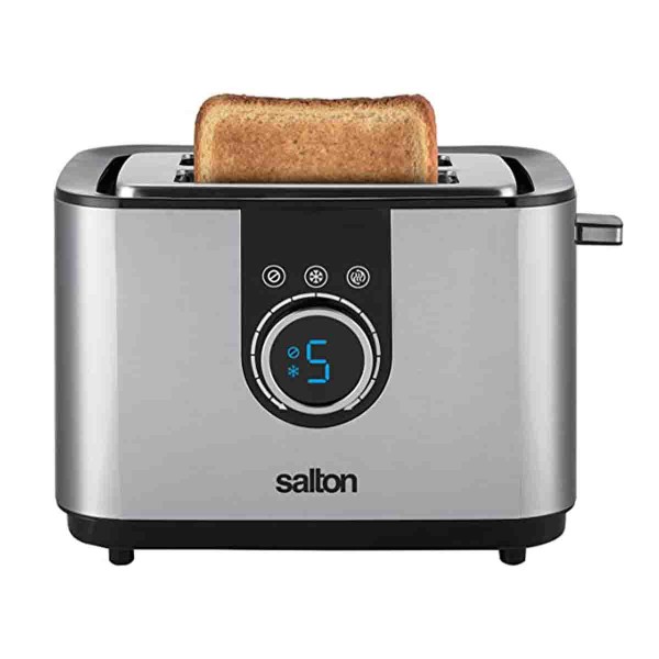 SALTON 2-SLICE STAINLESS TOASTER