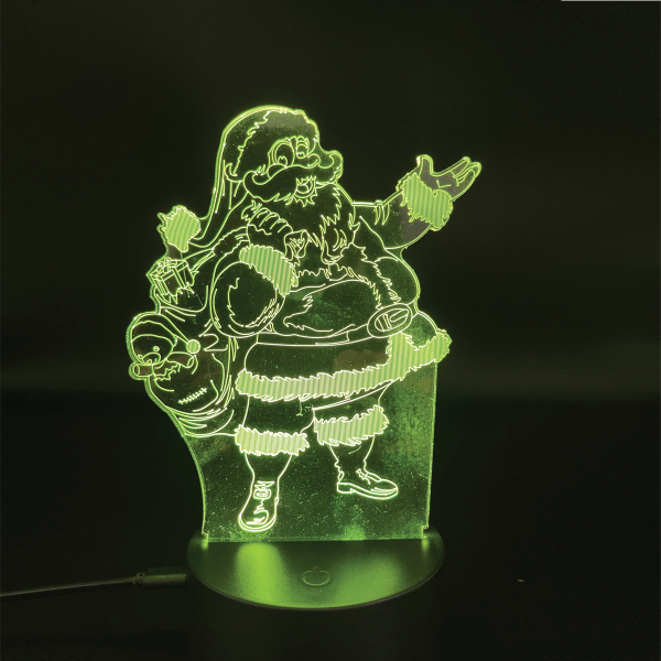 WATTSON - 3d Illusion Lamp 7 Colors Battery & Usb Charger