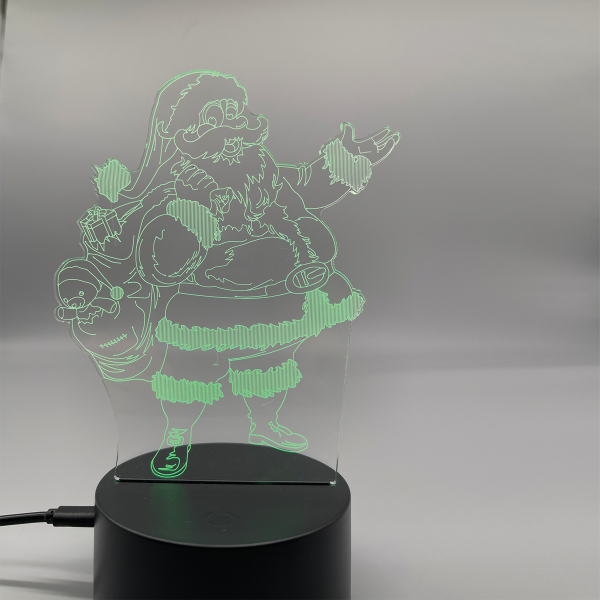 WATTSON - 3d Illusion Lamp 7 Colors Battery & Usb Charger
