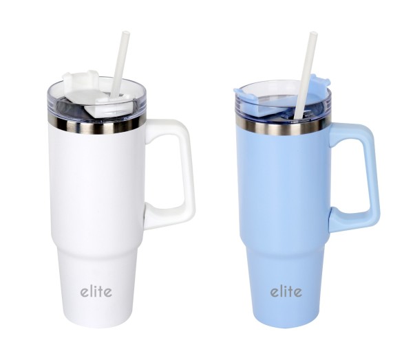 Elite - Drink Cup With Straw