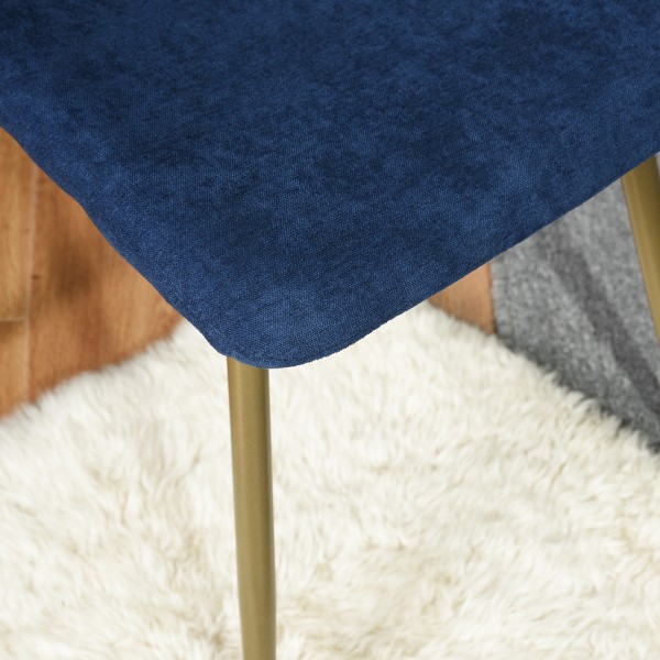 Scargill - Dining Chair with Gold Metal Legs